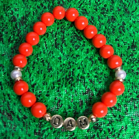 Auburn Tigers Beaded Game Day Bracelet Stack Blue & Orange Team War Dam Eagle - Picture 8 of 12